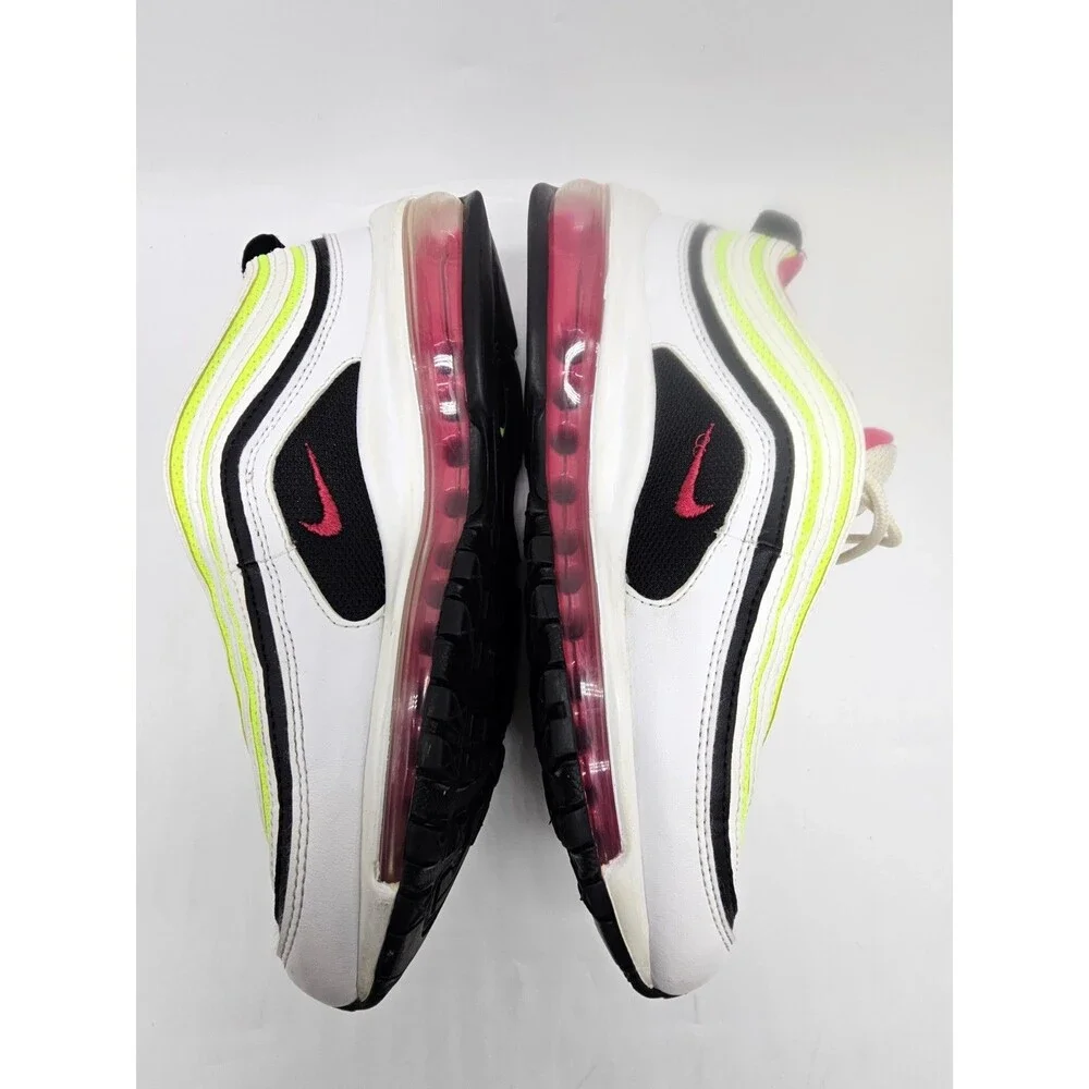 Nike Air Max 97 GS 'White Rush Pink Volt' CJ9978-100 Youth 6Y/Womens 7.5